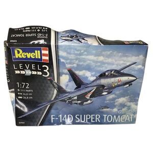 Revell F-14D Super Tomcat Grumman Jet 1:72 Level 3 Model Kit Navy 03960 2016